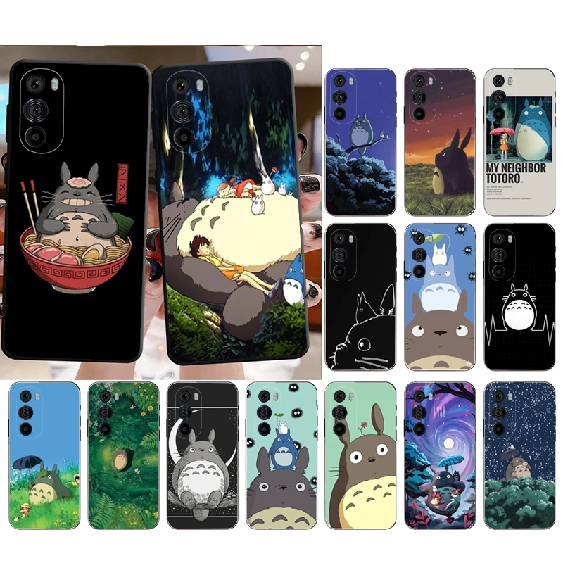 

My Neighbor Totoro Phone Case for Moto E22i E22 E32 E40 E20 Edge X30 20 Lite 20Pro 30 Neo Ultra Fusion E7Power E7 E6 Plus Funda