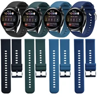 silicone strap for samsung watch3geer s3 smart watch replacement belt for huawei gtgt2watch 3 progt2e replacement wristband