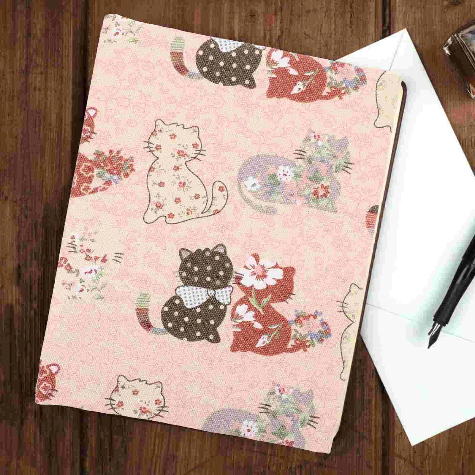 Защитная обложка Ledger книга Самодельные нежные тканевые мешочки Композиция ткани