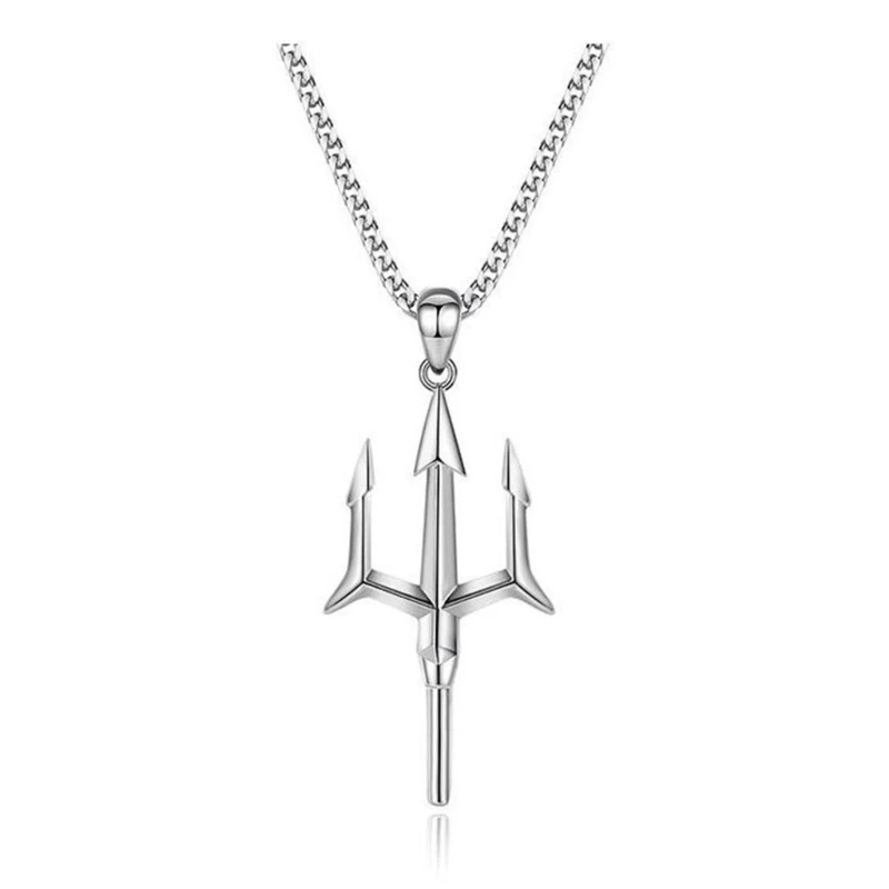 

Fashion Niche Trident-shaped Pendant Sweater Chain Ins Valentine's Day Gift