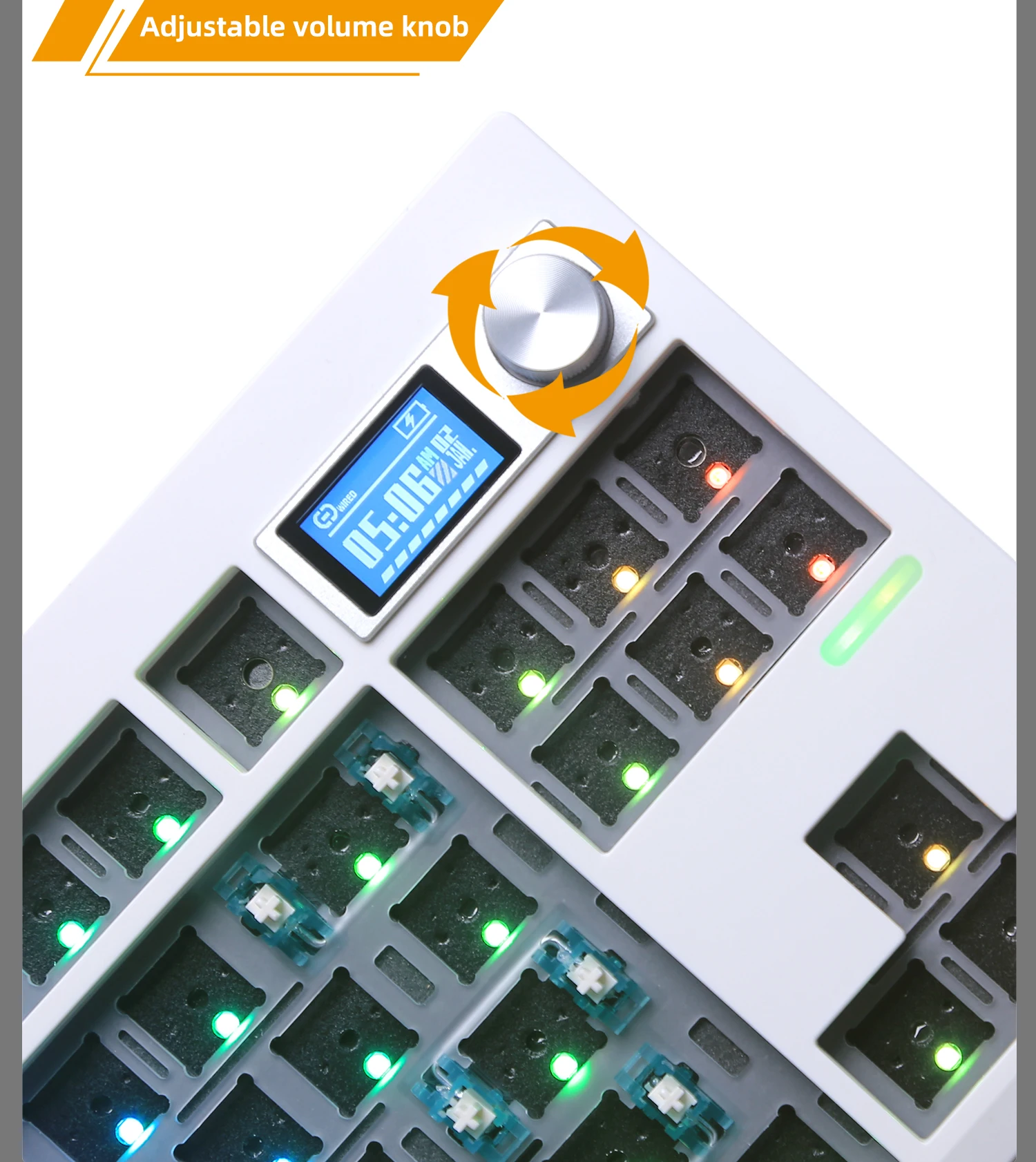 Механическая Игровая Клавиатура GMK87 RGB-подсветка Горячая Замена VIA