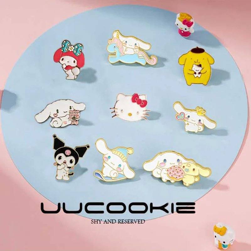 Аксессуары Hello Kitty креативная мультяшная булавка милая на лацкан вечерние брошь