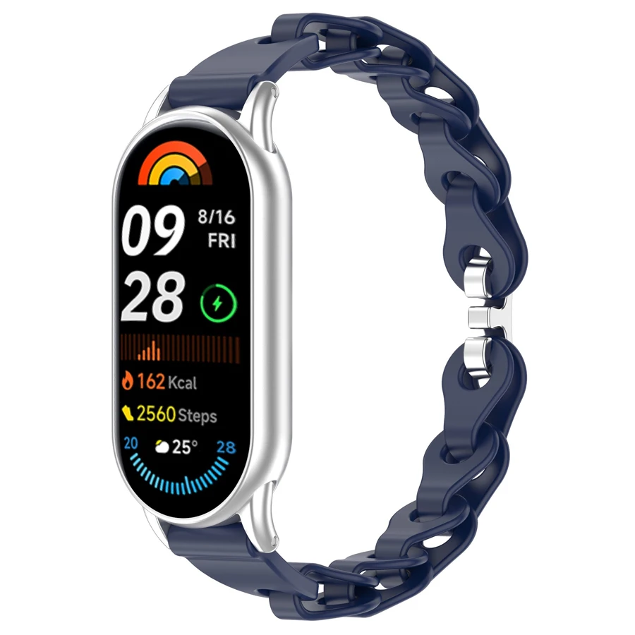 Полый ремешок для Xiaomi Mi Band 10 9 8, мягкий официальный силиконовый сменный ремешок для часов, браслет для Xiaomi Miband 8 9 10, ремешок (art.: 3920d0fbb4e0a) - 3920d0fbb4e0a