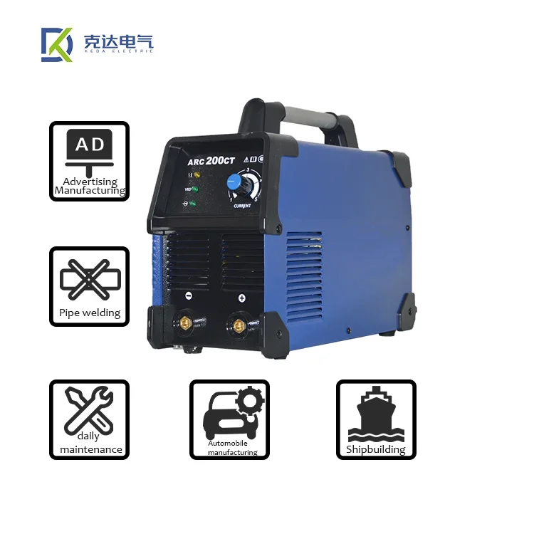 Riland ARC 200CT Небольшой бытовой ручной дуговой сварочный аппарат постоянного тока