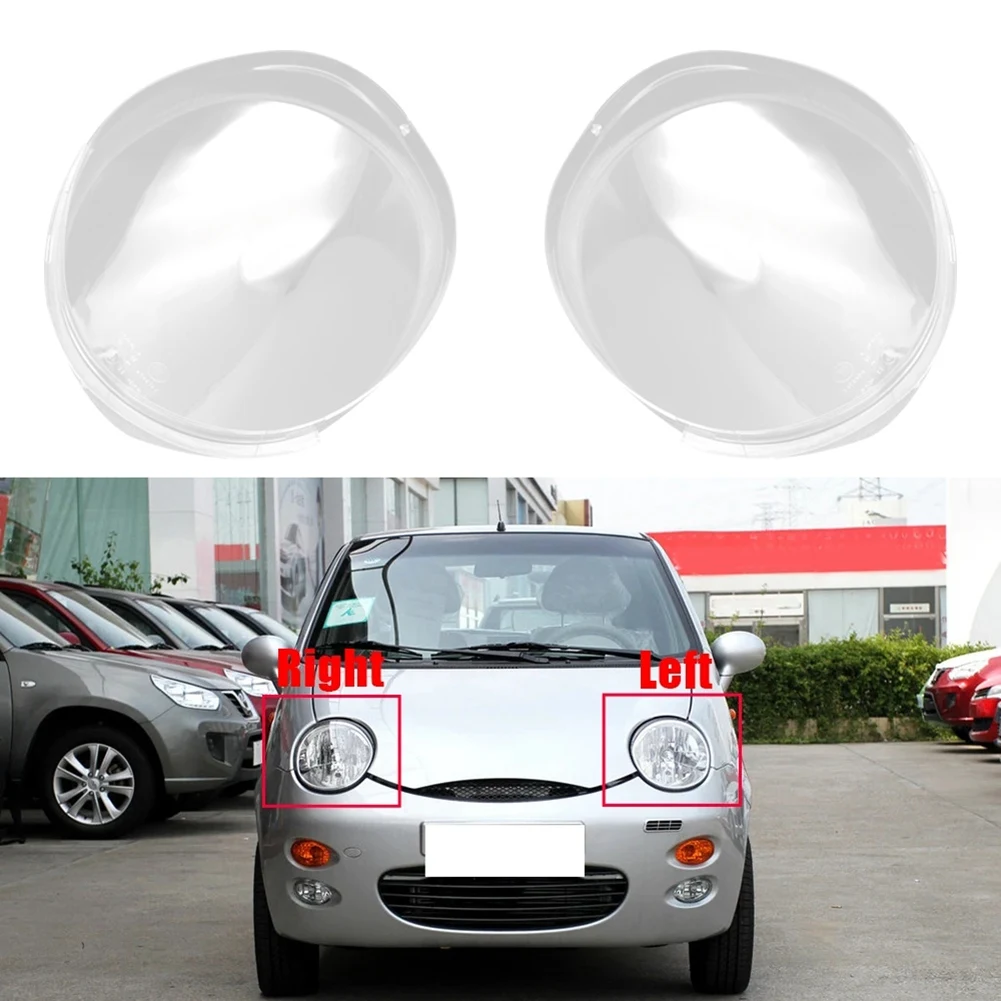

1Pair Car Headlight Shell Lamp Shade Transparent Lens Cover Headlight Cover for Chery QQ QQ3 308/311 2005-2012
