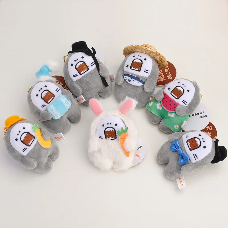 Милый Детский плюшевый брелок в виде акулы необычный с подвеской автомобиля для