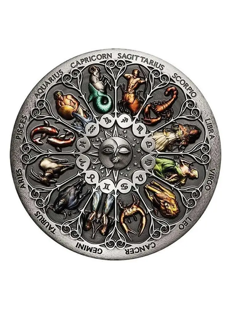 

Памятная монета с двенадцатью созвездиями, изысканная Коллекционная монета