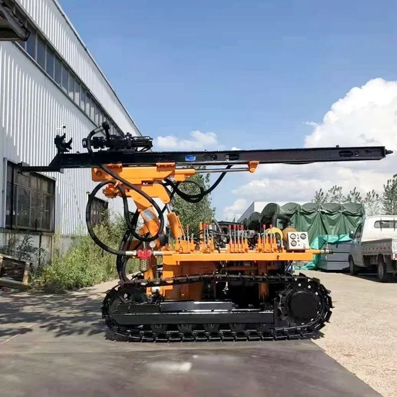 Буровая установка для микропаве с анкерной основой Стальная гусеничная буровая