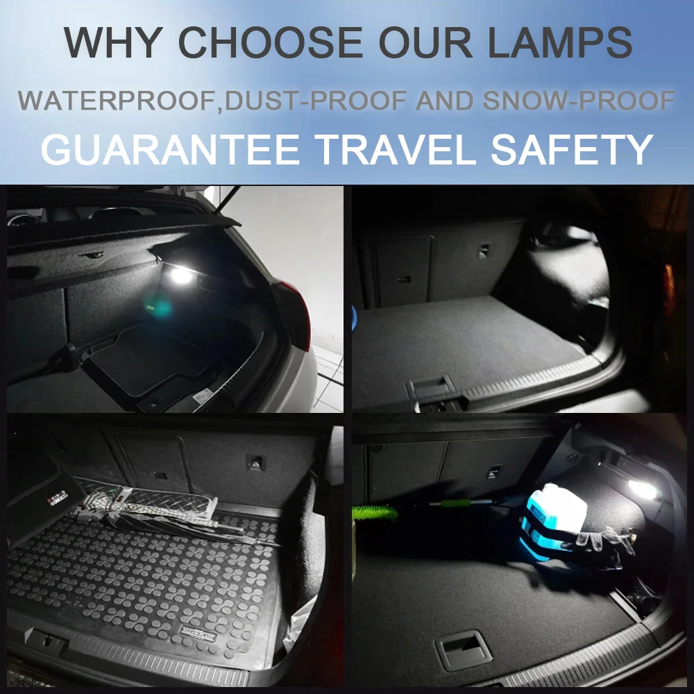 Фото 18SMD Белый светодиодный внутренний светильник багажника для Ford Transit Tourneo Courier Scorpio Sierra Puma Orion Mondeo Fusion Focus Fiesta №2