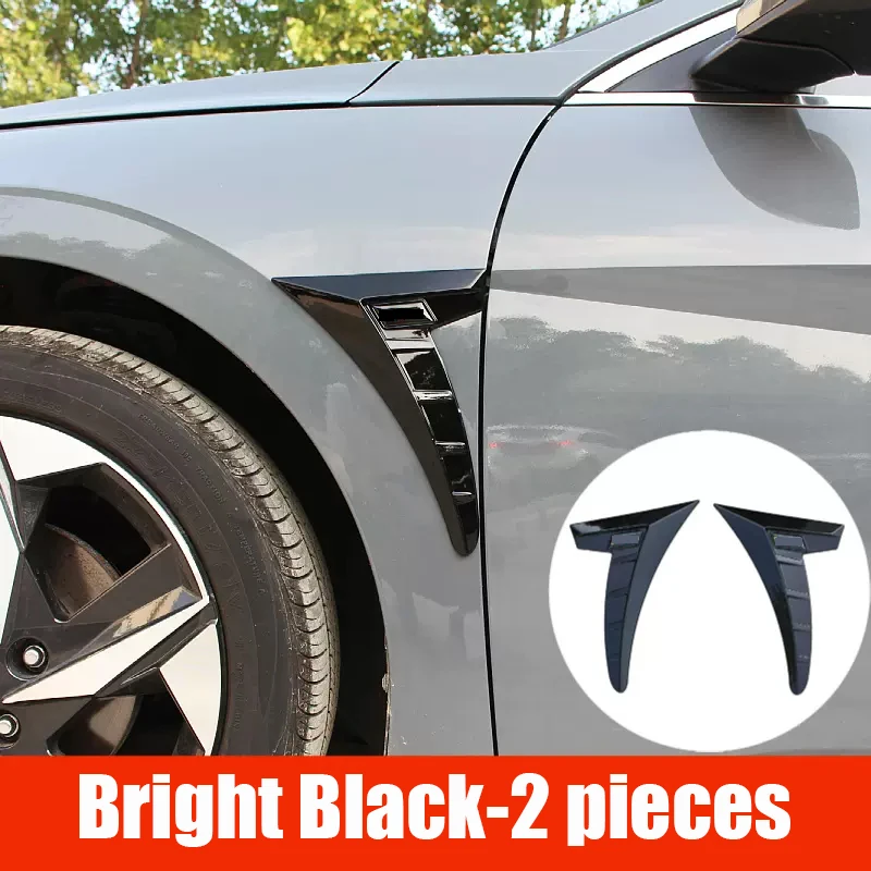 

Для Hyundai Elantra CN7 2021 2022 2023 украшение бокового крыла кузова автомобиля яркий черный декоративный стикер модификация
