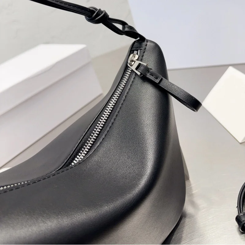 Leather Luxury Designer Handbag Shoulder Bag Tote Bag Underarm Solid Color Simple Zipper Dumpling Bags For Woman Bolsa Feminina