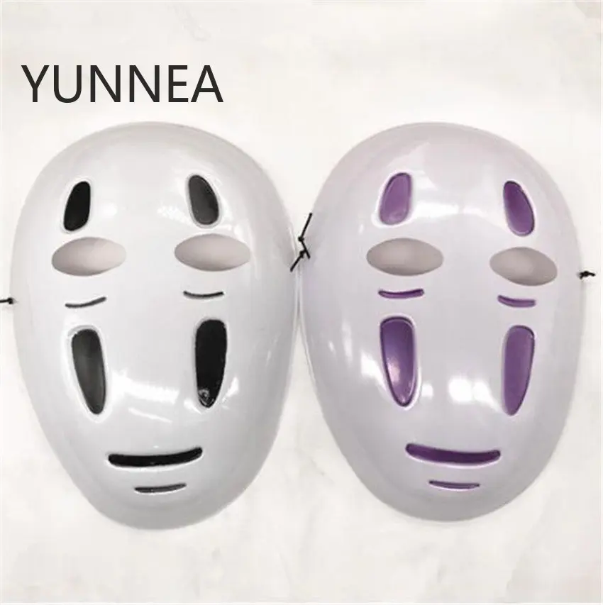 

Kaonashi Style Spirited Away No-Face Mask Faceless Cosplay Helmet Fancy Anime Halloween Party Costume Japanese Masks Toys A624