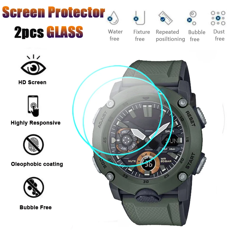 

Закаленное стекло для Casio G-SHOCK 1A2PR 1A9PR 2APR 3APR 5APR, 2 шт.