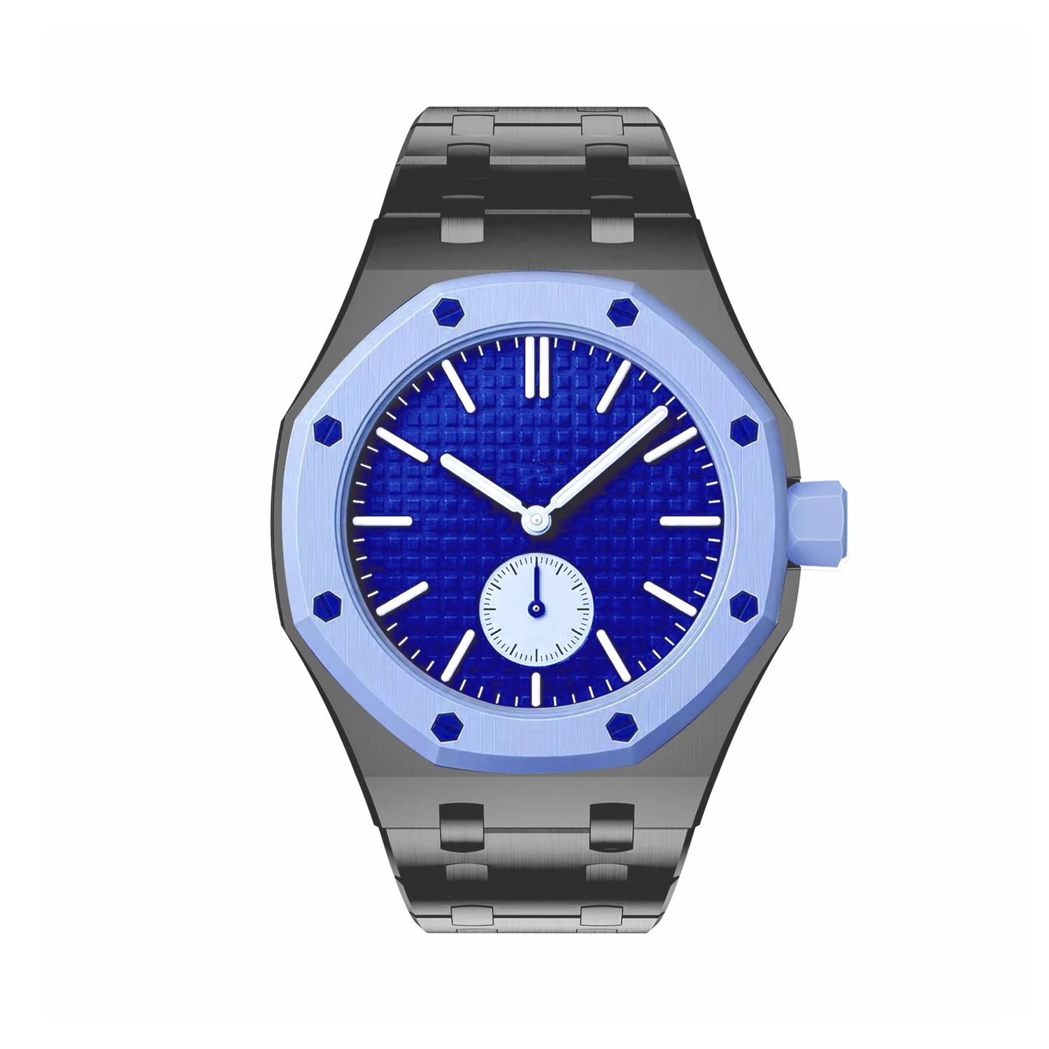Фото Ремешки для часов Swatch X AP Royal POP, металлический браслет из нержавеющей стали, мужской роскошный браслет для Swatch AP Royal Pop №5