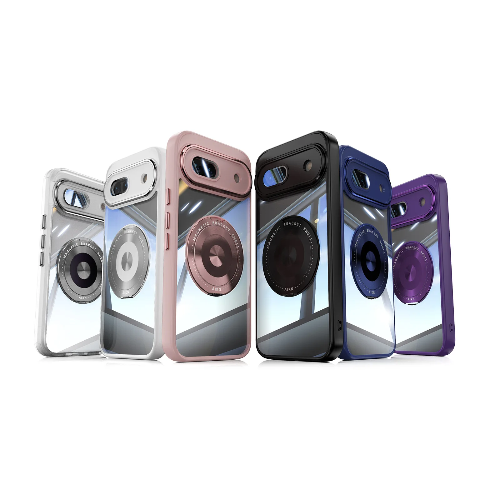 Магнитный металлический чехол из ТПУ для держателя беспроводного зарядного