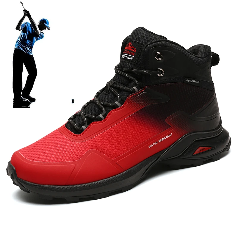 Winter New Outdoor Golf Shoes Non-slip Comfortable Warm Golf Sneakers Men Wear-resistant Training Golf Sneakers Size 40-49