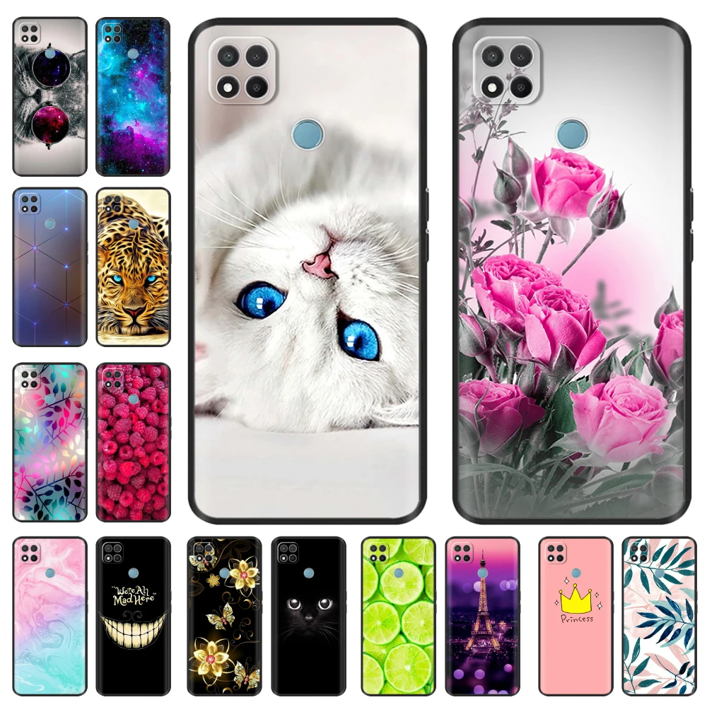 Фото Для Xiaomi Redmi 9C Чехол Силиконовый мягкий чехол из ТПУ для Xiaomi Redmi 9C NFC Чехол Redmi9C Чехлы для телефонов Защитный бампер Задняя крышка №1