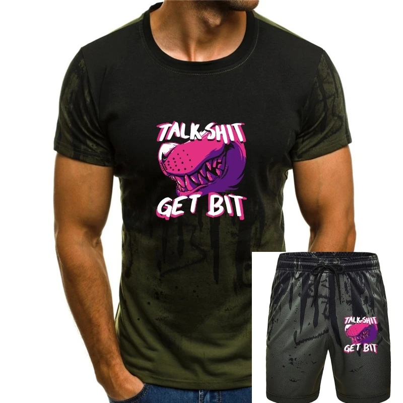

Men t shirt Short sleeve ATW Talk Shit Get Bit Werewolves T Shirt Women t-shirt tee tops