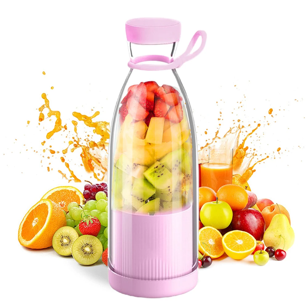 

Electric Portable Blender Bottle Fresh Fruit Juicer Upgrade 2023 Shake Up Smoothie Blender Usb Rechargeable Mini Mixer