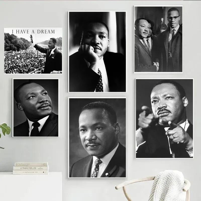 Мотивационный Постер Офисная Тема Цитата Лютера Кинга Холст Принт Современный