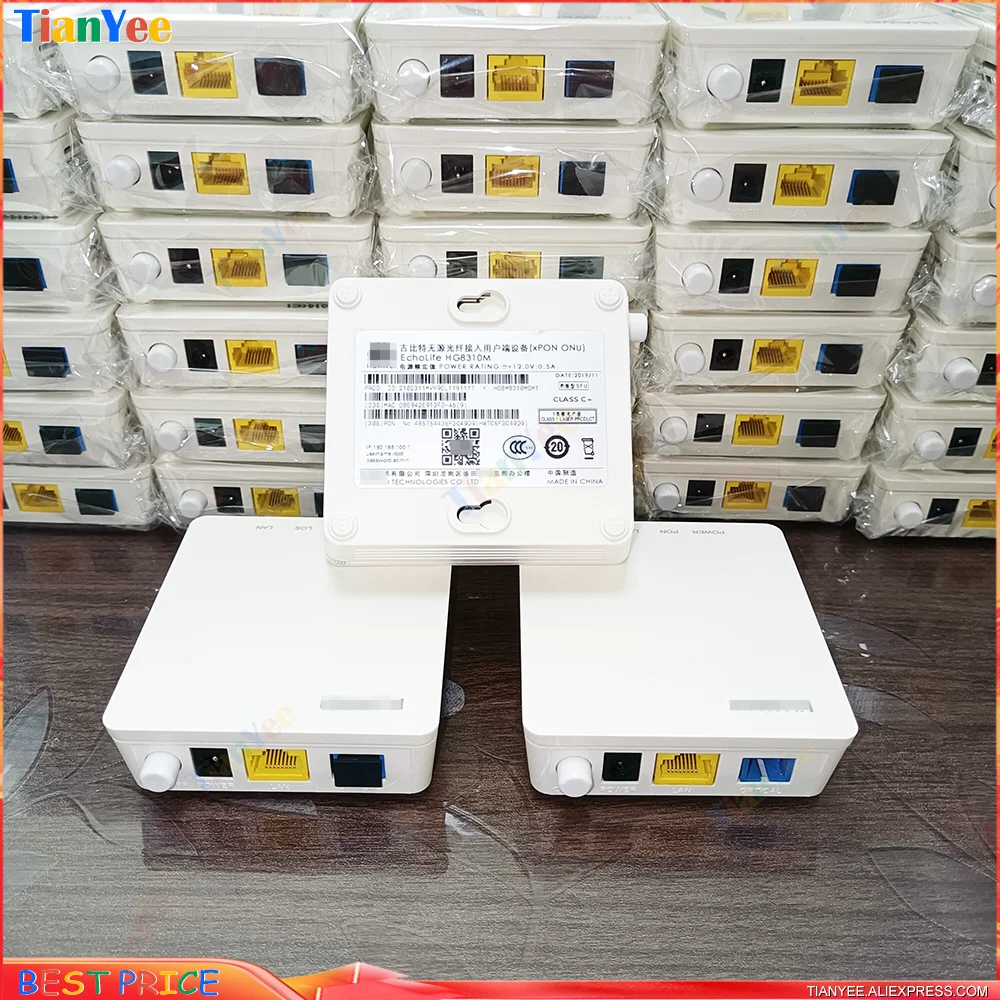 100% Оригинальный Новый оптоволоконный Gpon ONU HG8310M ftth HG8010C ont 1GE HUA WEI EPON 10 шт. |