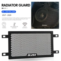 for suzuki dl250 dl 250 v strom 250 2017 2020 motorcycle radiator guard grille water tank protector cover oil cooler guard cover