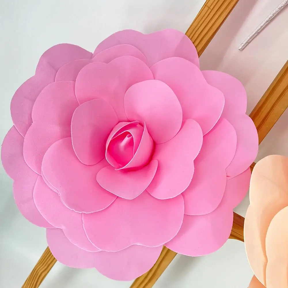 

1Pc New Fake Flowers Decoration Props Wedding Artificial Flower Roses Head Flowers Wreaths Home Decor