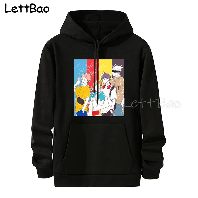 

Jujutsu Kaisen Gojo and The First Years Printed Hoodie Men/Women Hoody Casual Hoodies Harajuku High Quality Warm Sweatshirt 2022