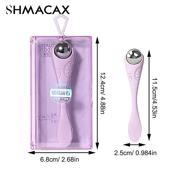 Роликовая палочка для массажа глаз с двойной головкой двойного использования