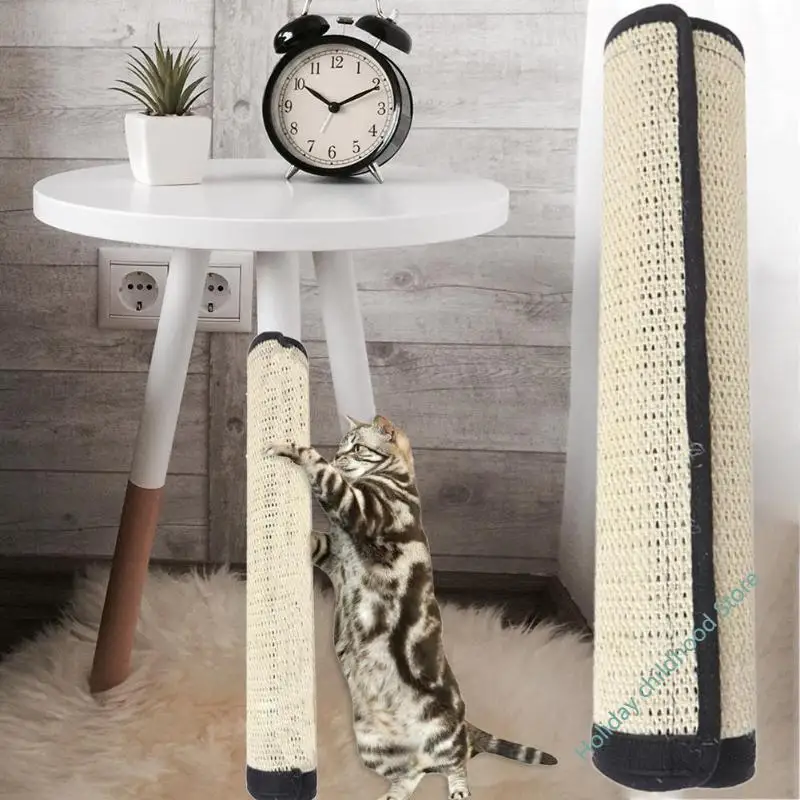 

Tapis à gratter en Sisal naturel pour chat, jouet de protection des pieds pour chats, tour d'herbe à chat, planche à gratter