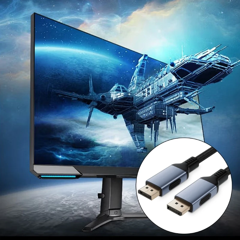 Кабель DXAB DisplayPort 16K при 60 Гц 8K 240 для интенсивных игр и развлечений