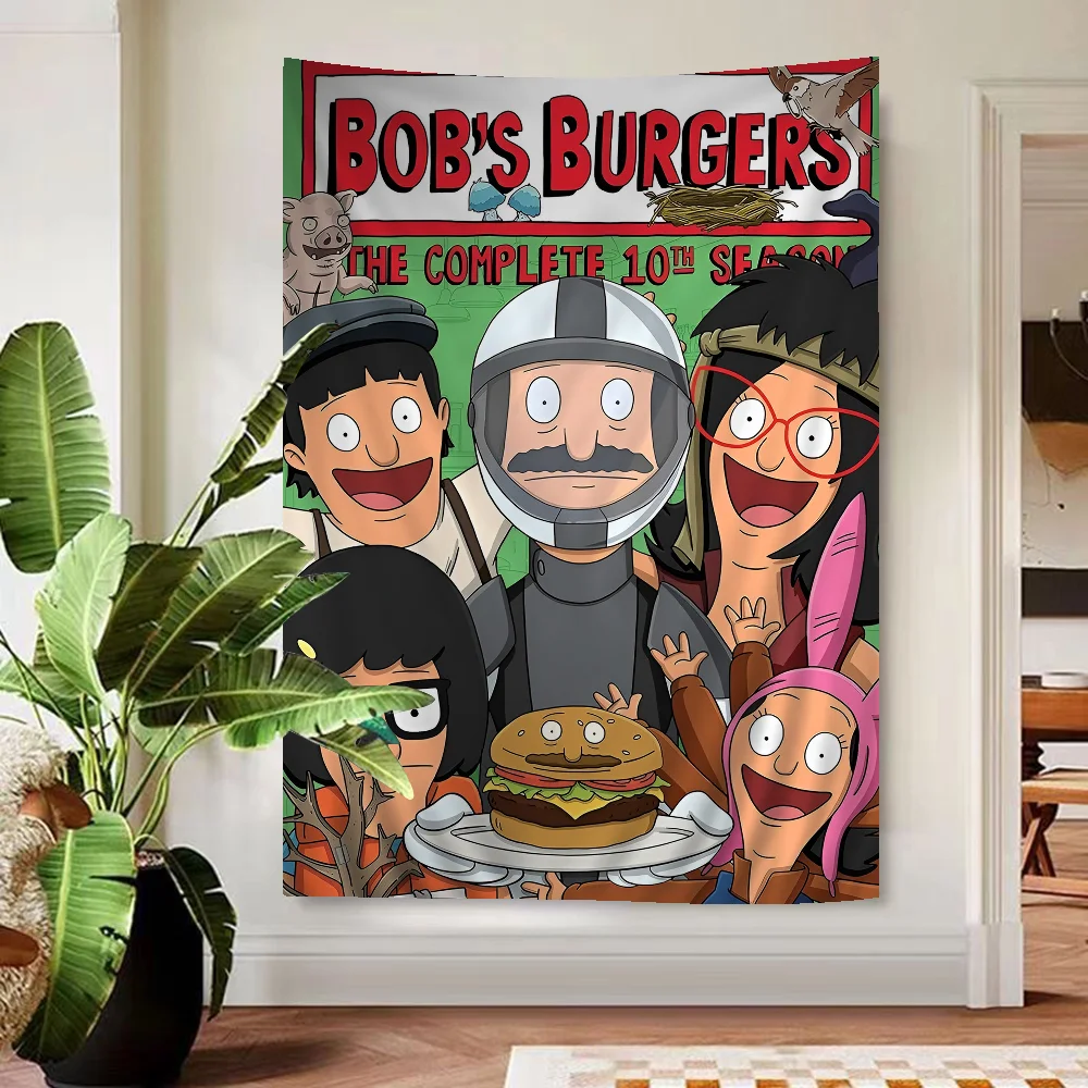 Настенный гобелен с героями мультфильмов B-Burgers подвесной настенный Таро хиппи