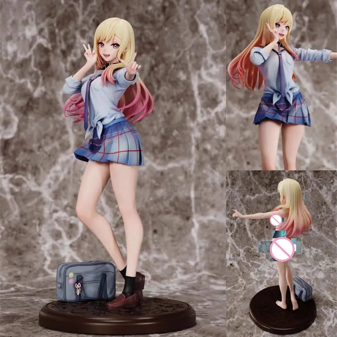 

28cm Kitagawa Marin My Dress-Up Darling School Uniform Sea Dream Anime Figurine Action Figure Toys Doll With Box Gift Ornamen