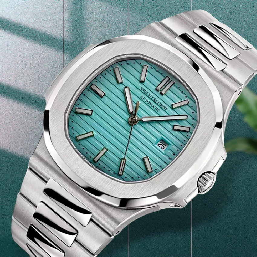 

PP New 42mm Men's Mechanical Watches Miyota 8215 Automatic Watch Sapphire Stainless Steel 50M Waterproof Reloj Hombre