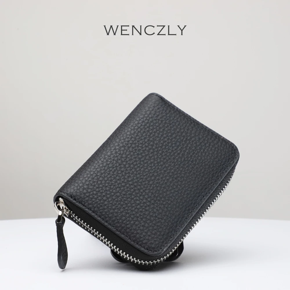 

Wallet Luxury Designer Wallets For Women 100% Genuine Leather Card Holder Zipper Coin Pouch Paper Money Purse With Box