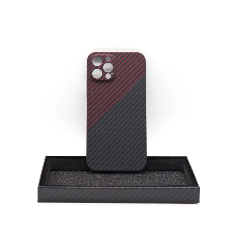 

Carbon fiber iPhone 12 pro phone case anti-drop shockproof no fingerprint ultra-light and ultra-thin iPhone12pro carbon cover