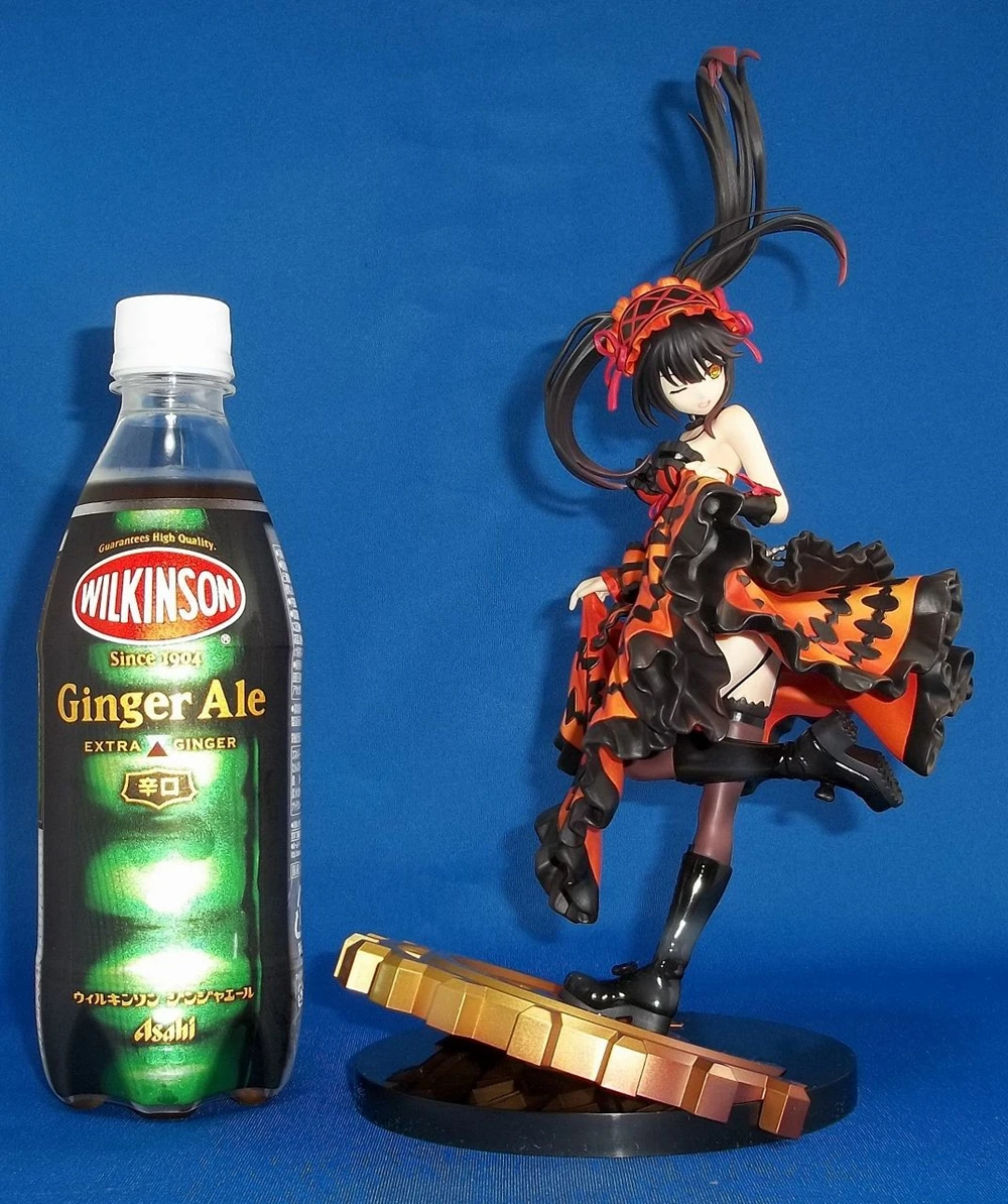 Фото 28 см популярное аниме Date A Live II Tokisaki Kurumi 1/8 издание красивая модель девушки коллекция ПВХ статические игрушки кукла №3