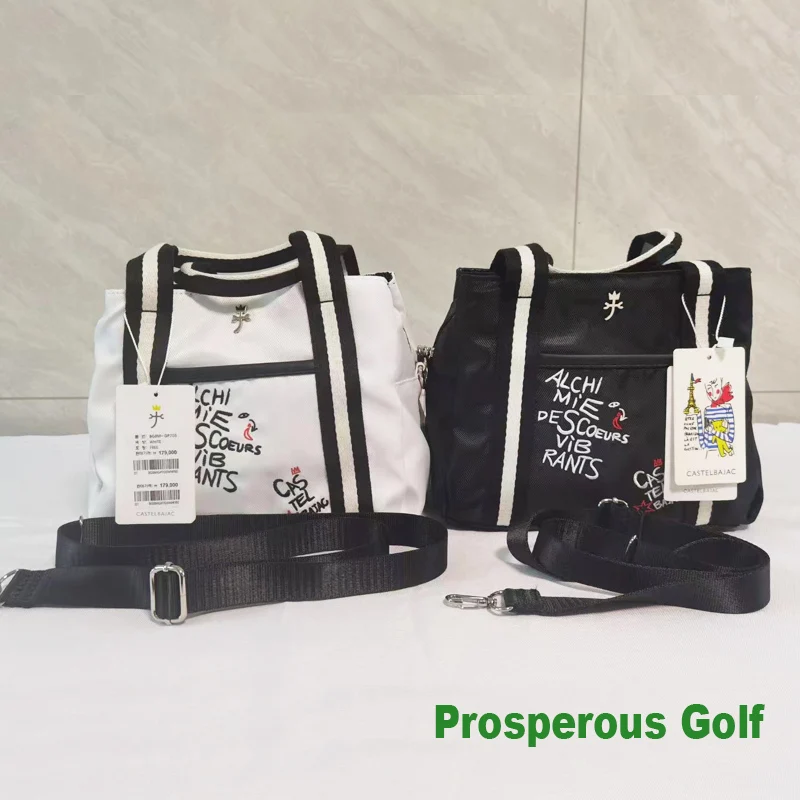 

New Golf clothing Bag women's portable printed color-coded logo Golf Bag clothing storage bag
