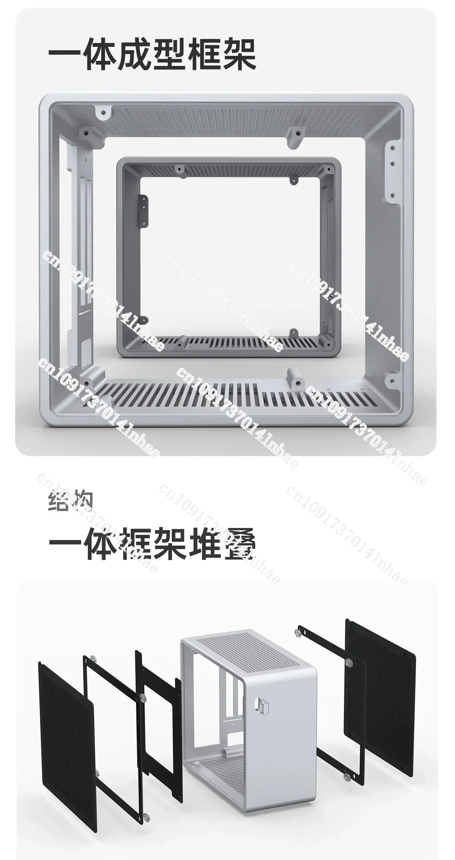 Новый COOJ Sparrow MQ5 универсальный корпус Itx из алюминиевого сплава настольный
