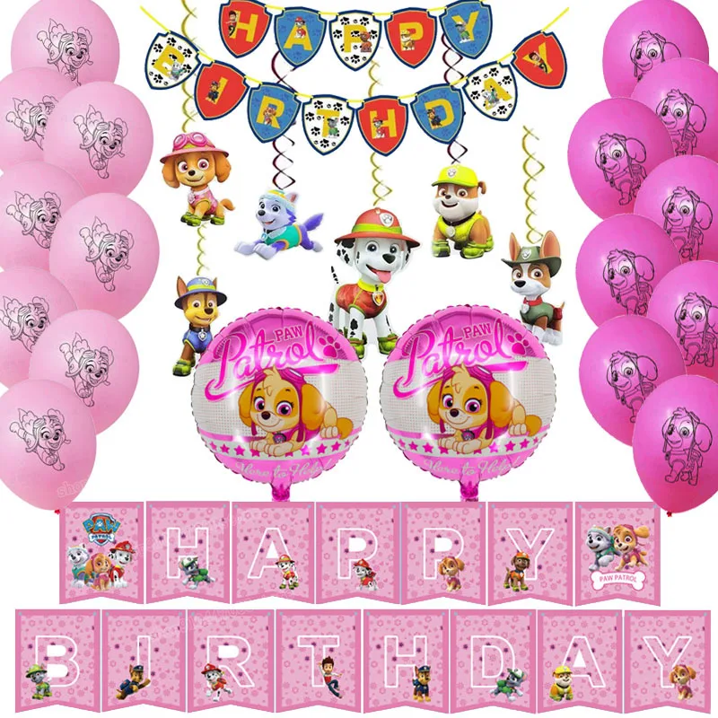 Украшение Щенячий патруль для вечеринки в честь Дня Рождения детский нож вилка