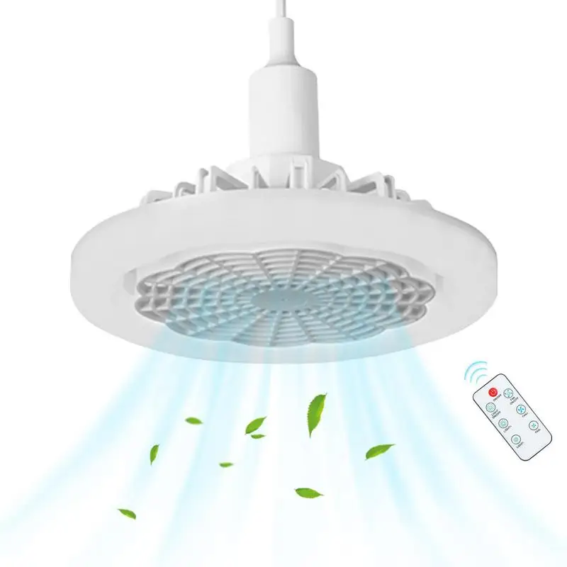 

Потолочный вентилятор с подсветкой, потолочный вентилятор для спальни с лампочками, с дистанционным управлением, 110 В, закрытый вентилятор, ...