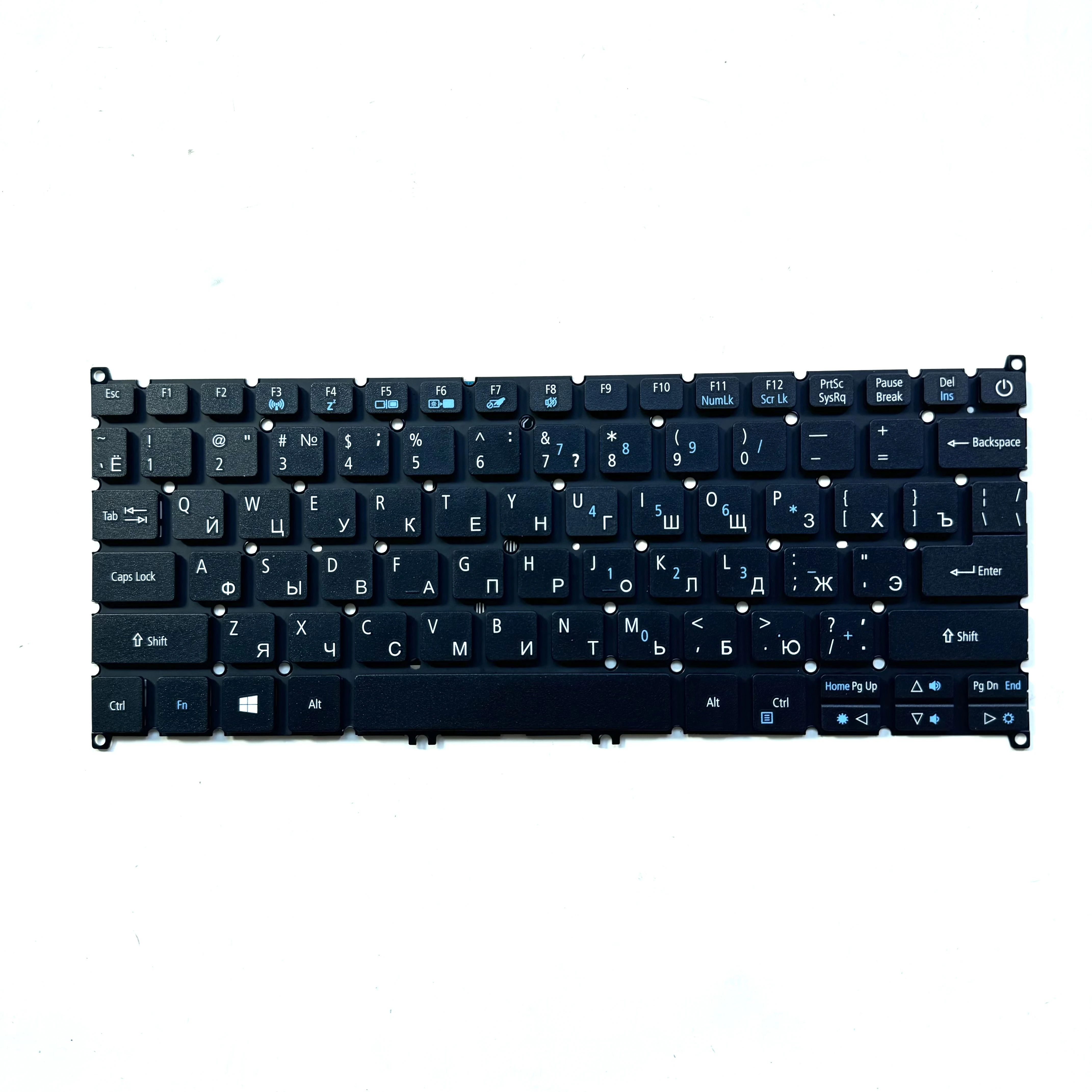 Клавиатура для ноутбука с ксено-русской раскладкой Acer TravelMate B117 N16Q9 Aspire ES1-132 ES1-132-C37M