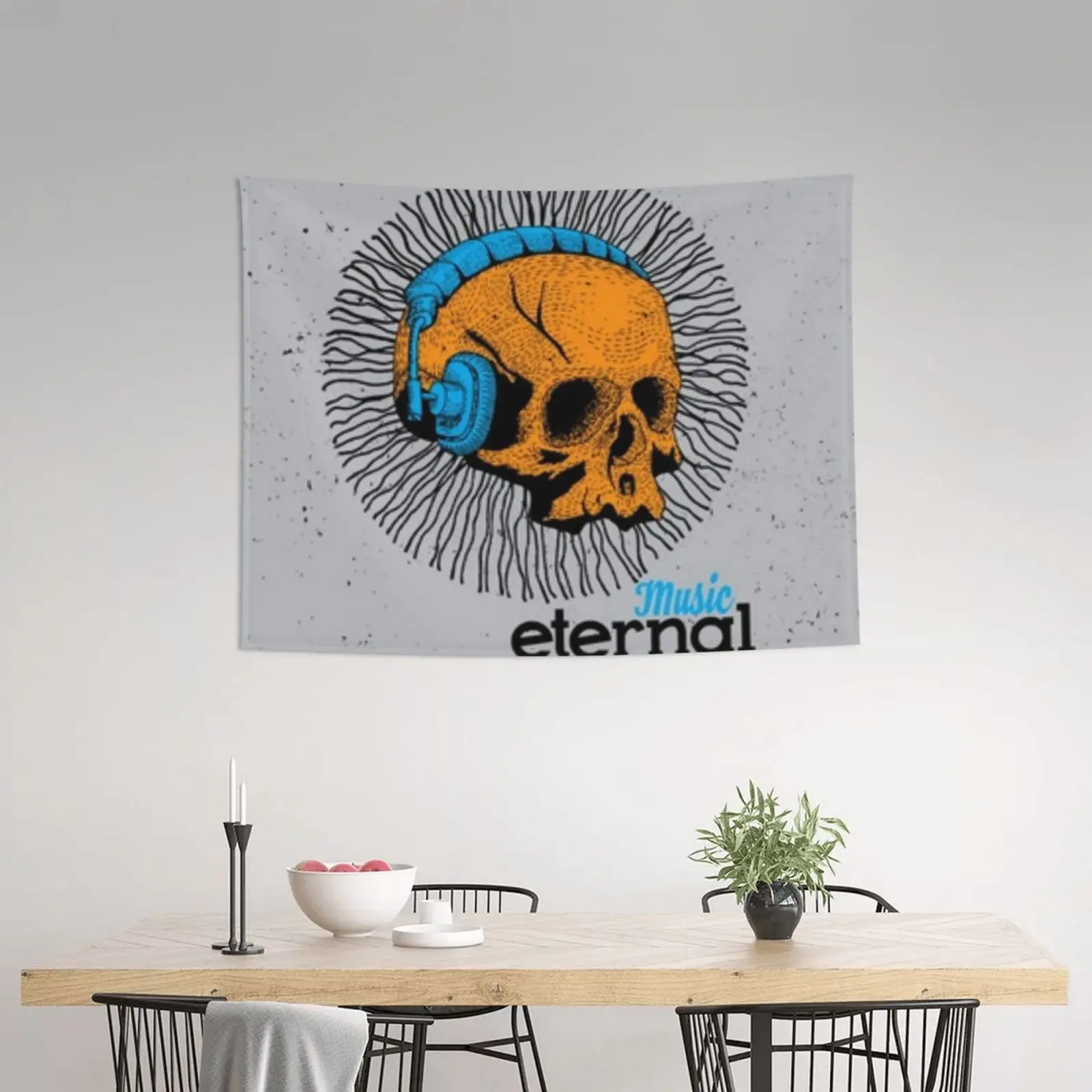 

Skull Tapestry Aesthetic Trippy Tapestry Wall Hanging Room Decor Hippie Wall Tapestry Wall Decorations for Bedroom Aesthetic