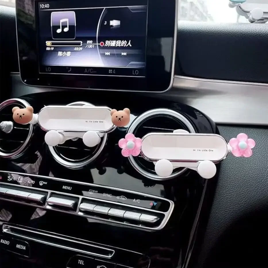 Sanrio Cinnamoroll прекрасный креативный автомобильный держатель для телефона аниме
