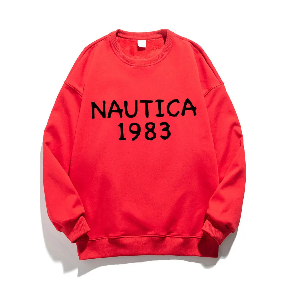 2026 Nautica1983: Хит продаж! Новая мужская толстовка свободного кроя с принтом для весны и осени, модный пуловер для внешней торговли. (art.: 3920dc7a1e3cf) - 3920dc7a1e3cf