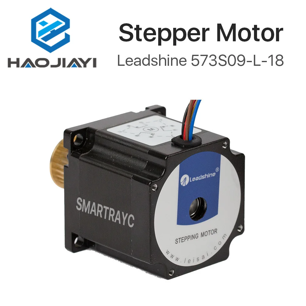 3-фазный шаговый двигатель Leadshine 573S09-L-18 для NEMA23 6,35 А, длина 50 мм, вал мм