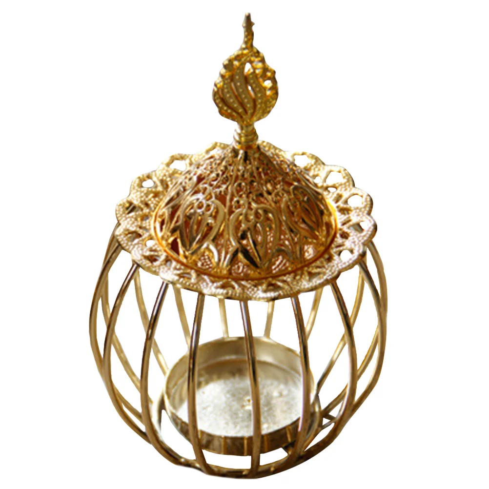

Burnerislamic Diffuser Bottle Muslim Decktop Metal Decor Table Holderchinese Oil Decorative Frankincense Decoration