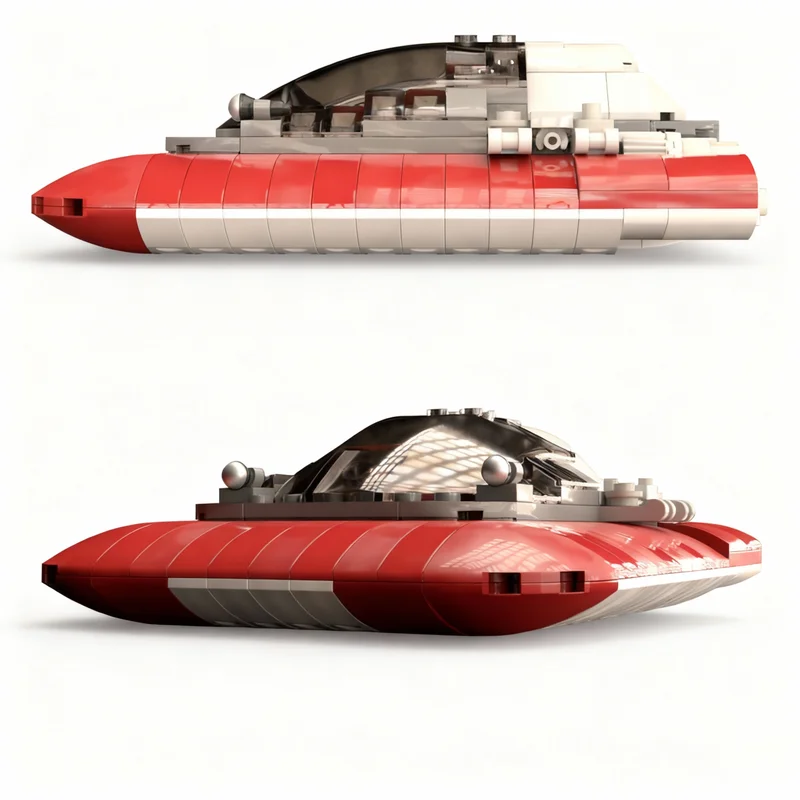 248 деталей MOC Star Battle Gaba-18X Airspeeder, модель из строительных блоков, игрушка, архитектурный конструктор, рождественский подарок, 3D-коллекция, креативный набор. (art.: 3920dcc5ed012) - 3920dcc5ed012