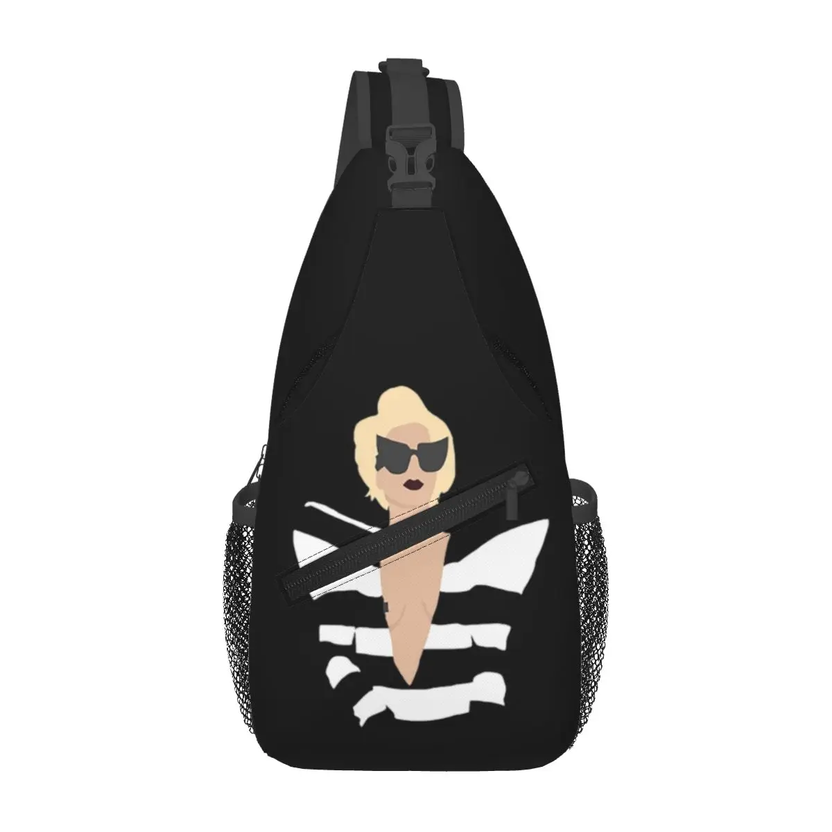 Lady Gaga телефонная нагрудная сумка мужской слинг рюкзак через плечо дорожный