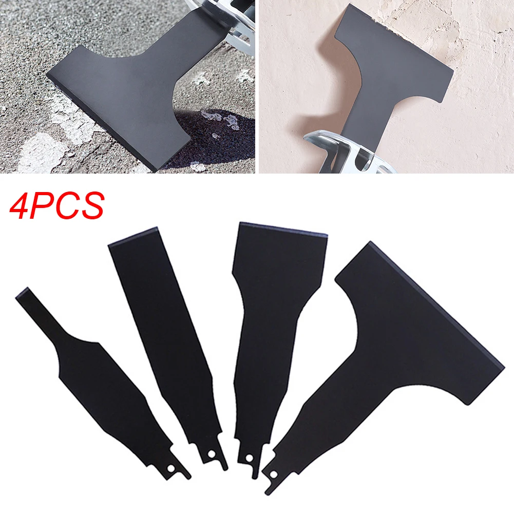 

Scraper Attachment for Reciprocating Saw Blade 140mm Carbon Steel Saber Shovel for Tile Ground Glue Mud Wall Putty Removal Tools